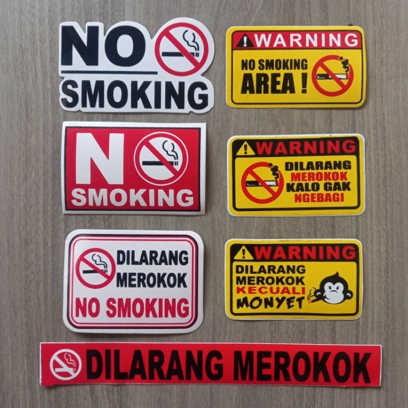 

STIKER NO SMOKING DILARANG MEROKOK UKURAN KECIL