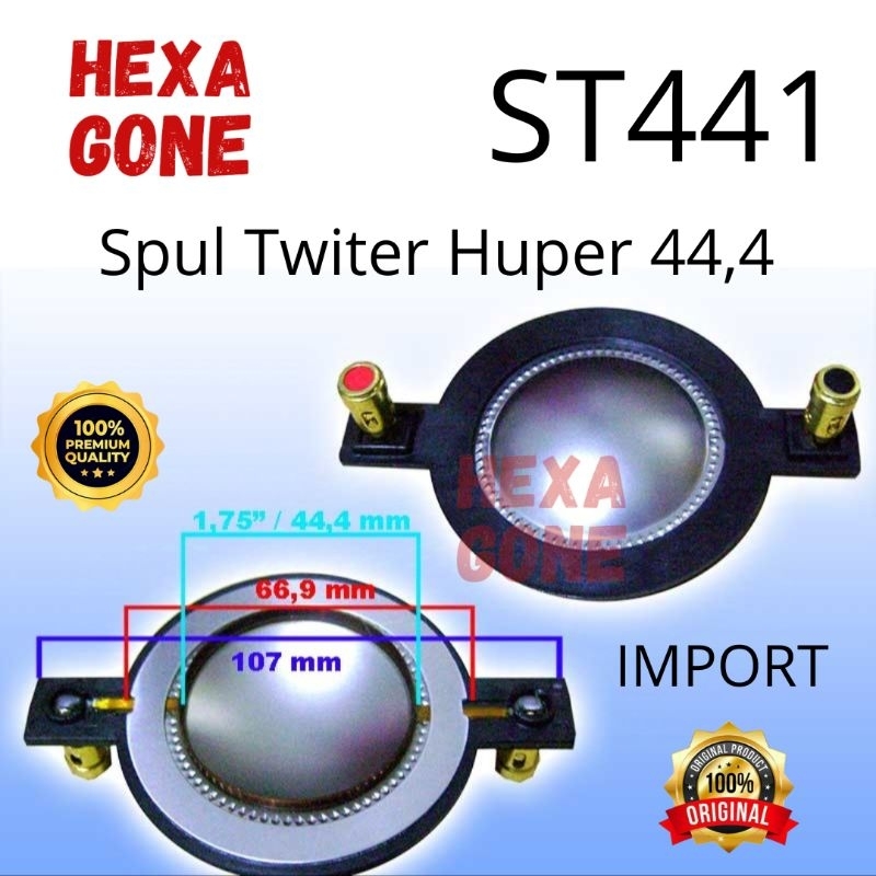 Spul Spool Twiter 44,4mm Spul Huper