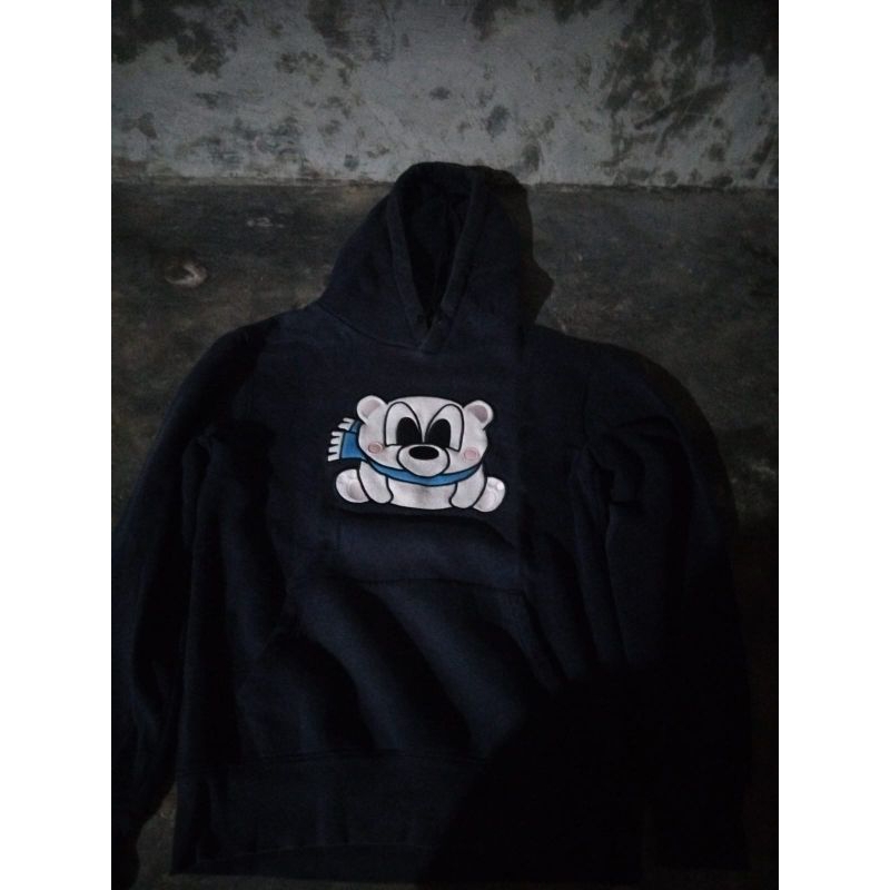 HOODIE Pancoat beruang kutub hitam#hoodiepancoat#hoodie