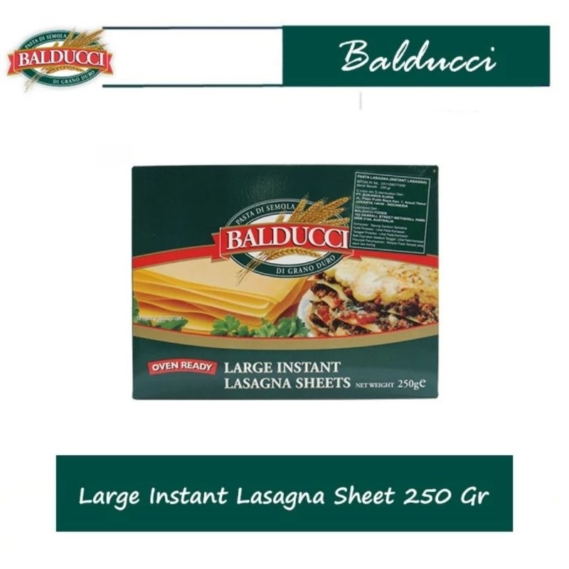 

Balducci Large Instant Lasagna Sheets 250 Gr