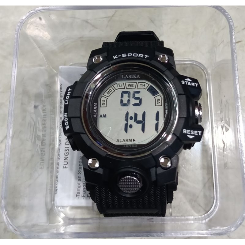 8163 Jam Tangan  Pria Wanita Digital K-Sport Murah Pool