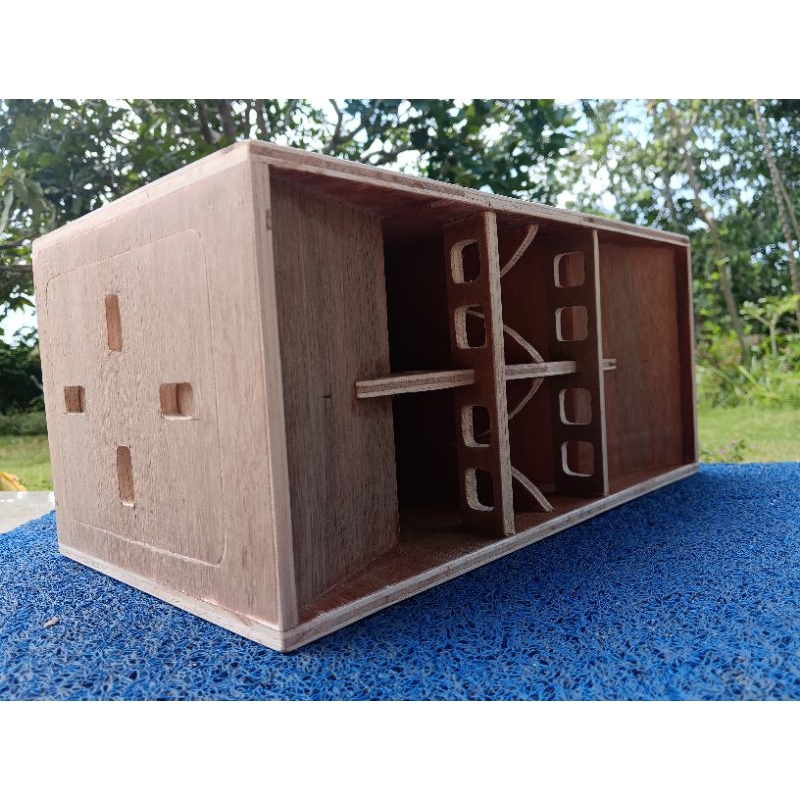 BOX SPEAKER CLA 4 INCH DOUBLE | BAHAN SEMI MERANTI