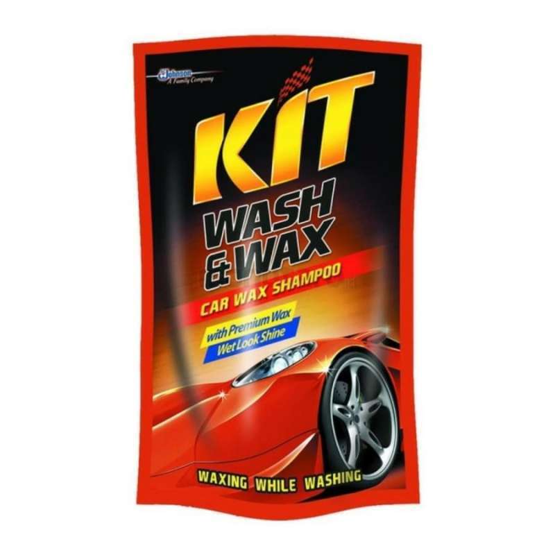 KIT WASH & WAX CAR WAX SHAMPOO 400ML