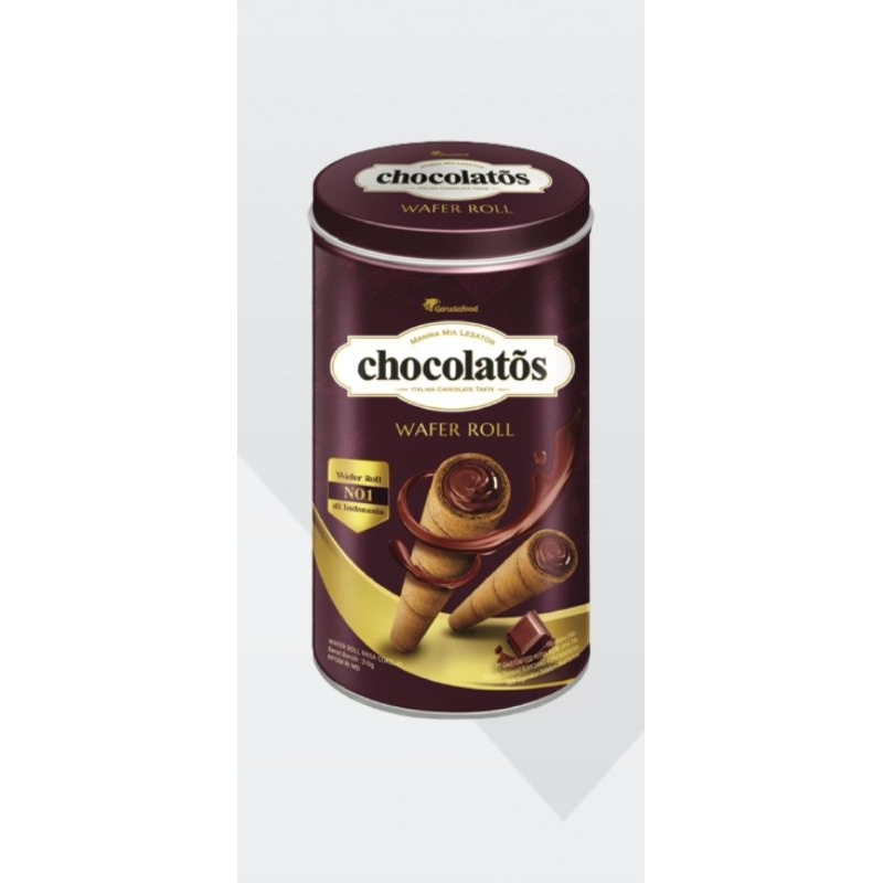 

PRODUK BARU!!! Chocolatos Wafer roll Kaleng/310gram