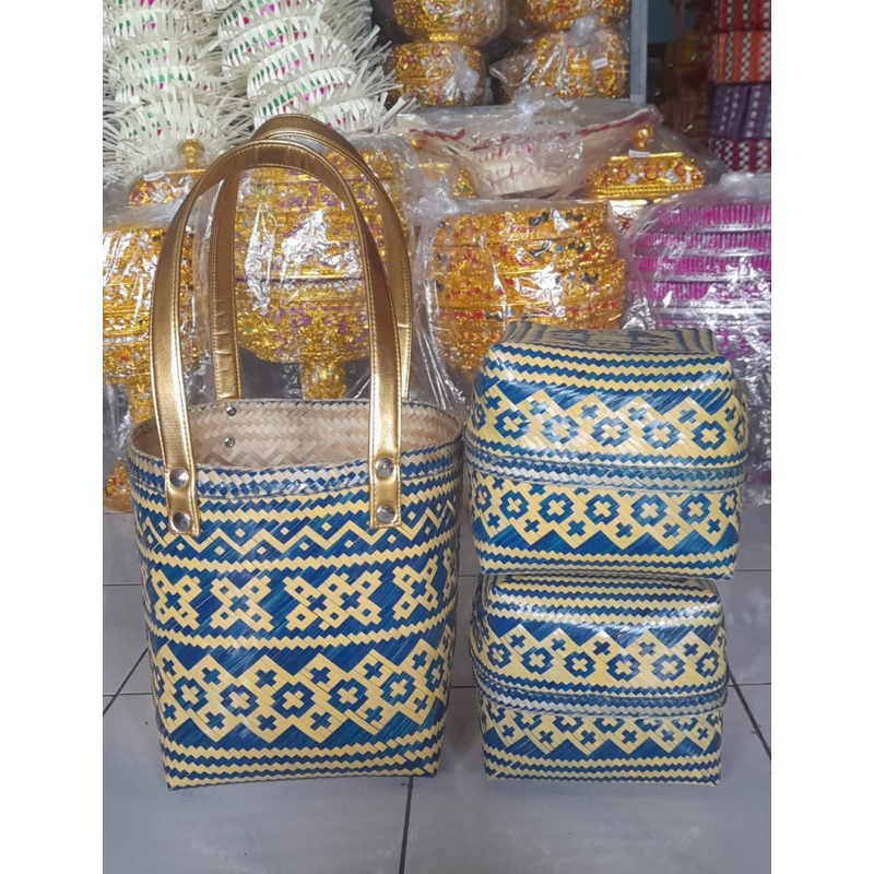 Set tas bambu isi 2 // keben bambu