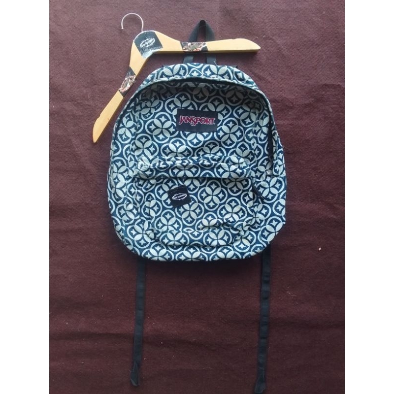 tas Jansport motif denim