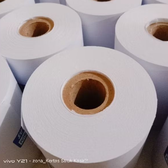 

Kertas Struk Kasir HVS 1PLY 75X65 Kemasan 10roll