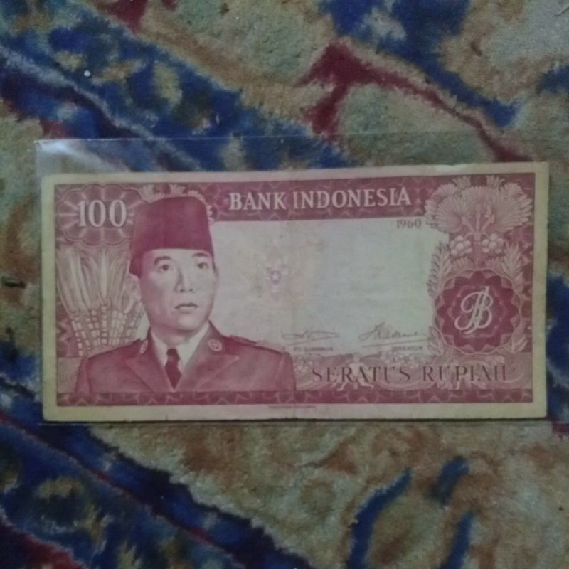 100 rupiah sukarno 1960