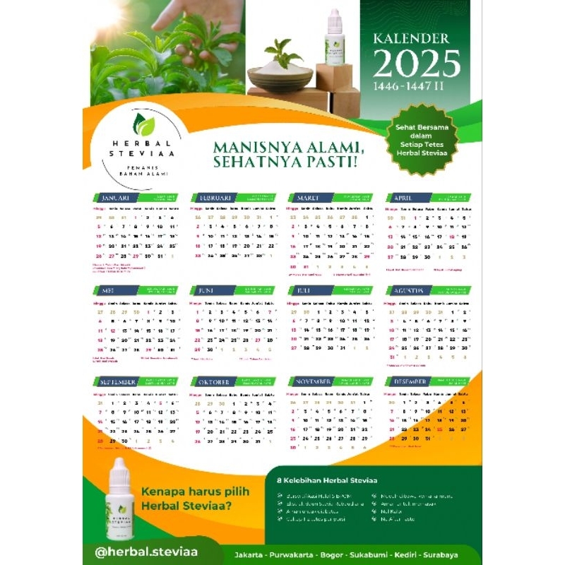 

Herbal Steviaa Kalender 2025