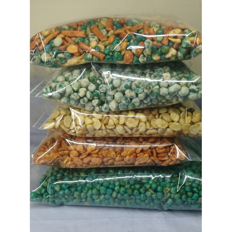 

ANEKA CEMILAN 1kg KACANG CAMPUR MIX KORO KULIT KUPAS PEDAS POLONG KAPRI IJO