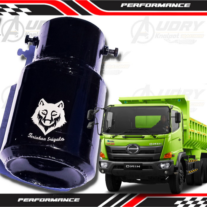Knalpot Serigala Srigala Baud Truk Mobil Bensin Solar L300 Elf Ragasa Tuck Engkel Traga Umplung Cant