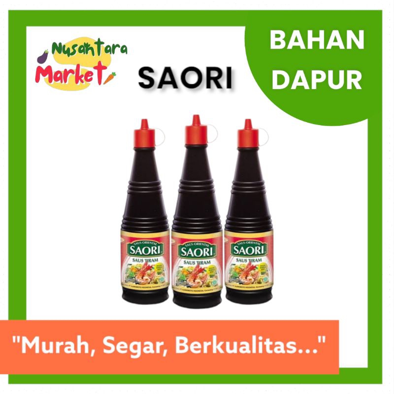 

SAORI SAOS TIRAM | BOTOL 270ML | NUSANTARA MARKET