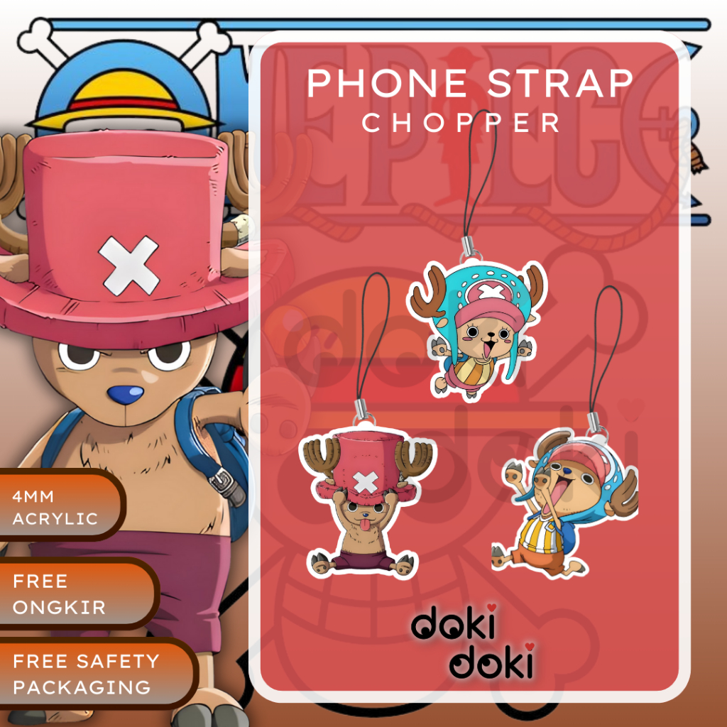 PHONE STRAP HP ANIME CHOPPER ONE PIECE