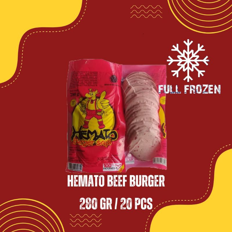 

Beef Burger Sapi Hemato 280 Gr