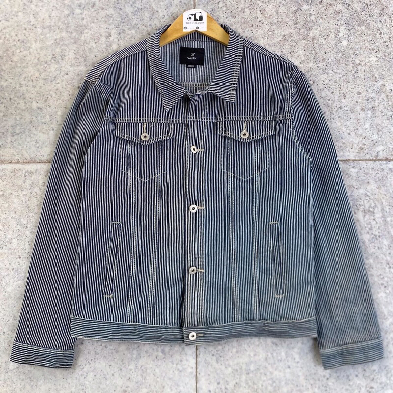 Trucker Striped Jacket Vastic