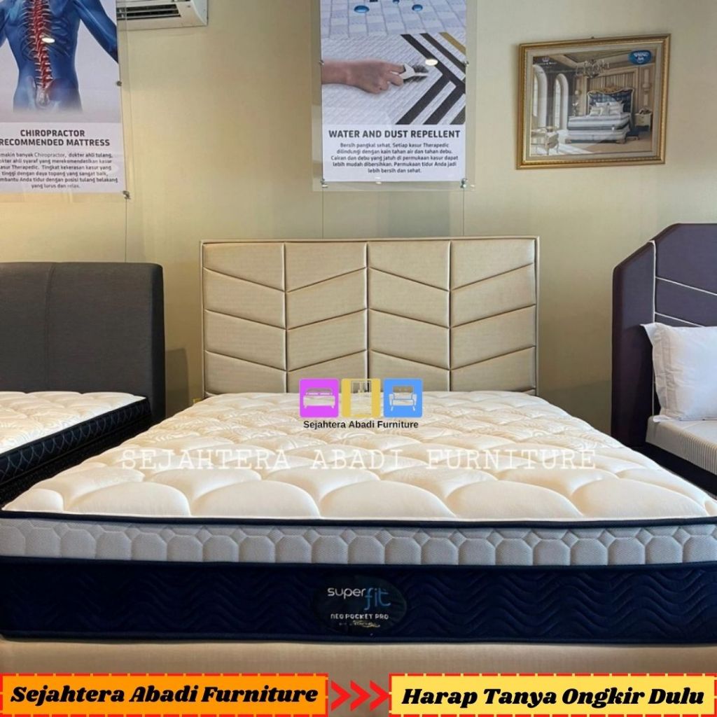 Springbed Comforta Superfit NEO POCKET PRO PLUSH TOP Matras / Full Set