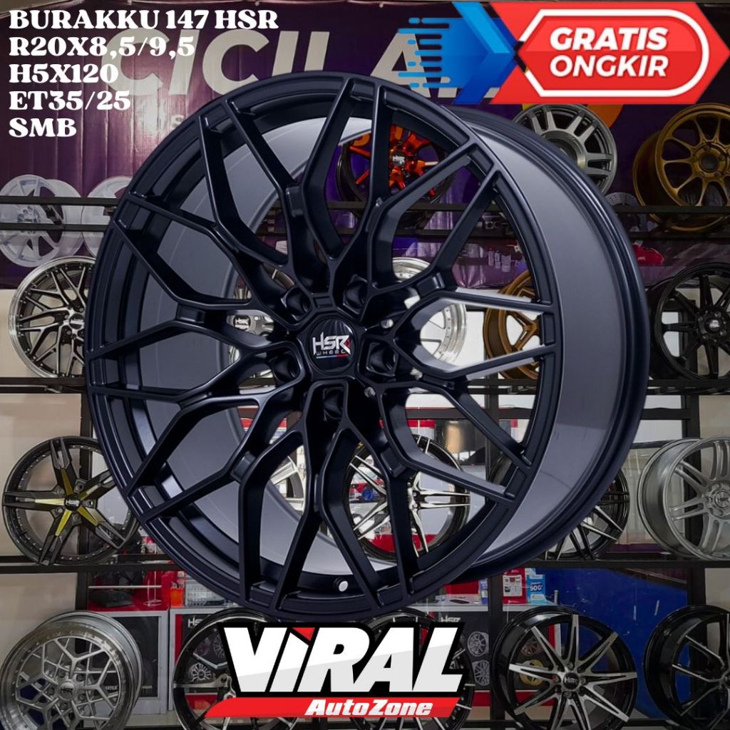 Velg Mobil BMW , DISCOVERY , RANGEROVER , TOUAREG , HSR BURAKKU RING 20 R20