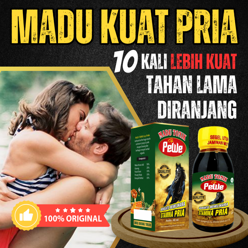 

MADU Tonik PEWE Herbal Stamina Kuat Alami Untuk Pria Perkasa di Malam Hari
