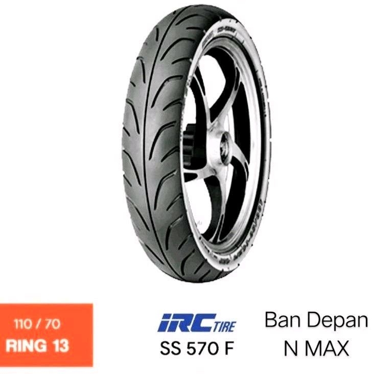 BAN 110/70-13 SS-570F IRC TUBELESS BAN DEPAN NMAX N MAX IRC TUBELESS