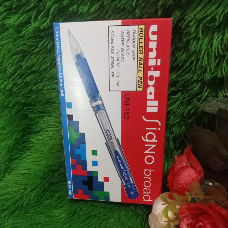 

Ballpoint unibal signo board biru lusinan murah