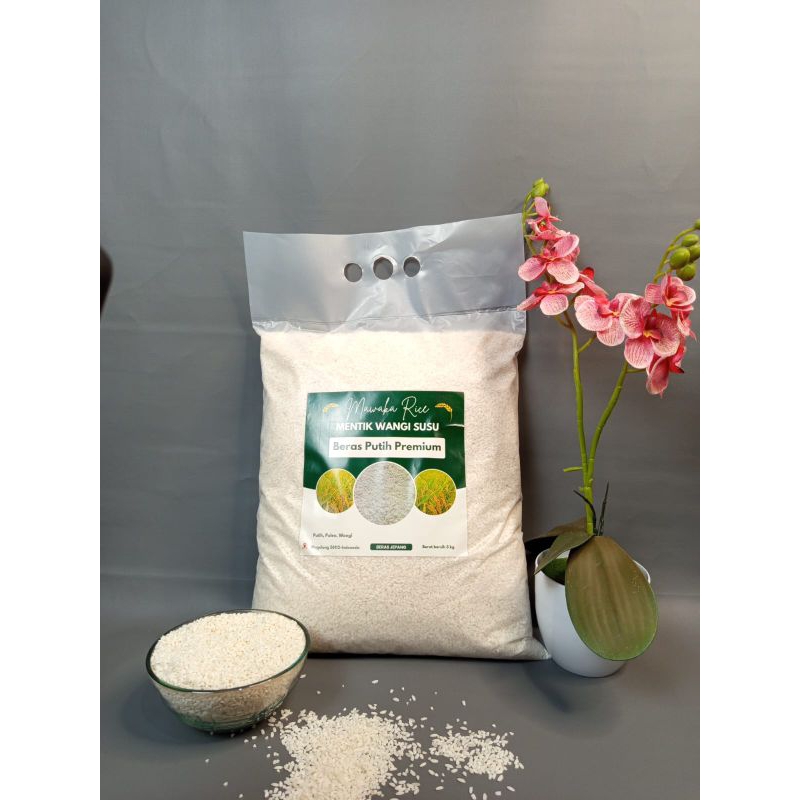 

Beras Mentik Wangi Susu premium kemasan 5 kg