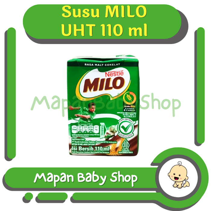 

Susu Milo UHT 110 ml Kotak Kecil Rasa Coklat Activ GO dari MapanBabyShop