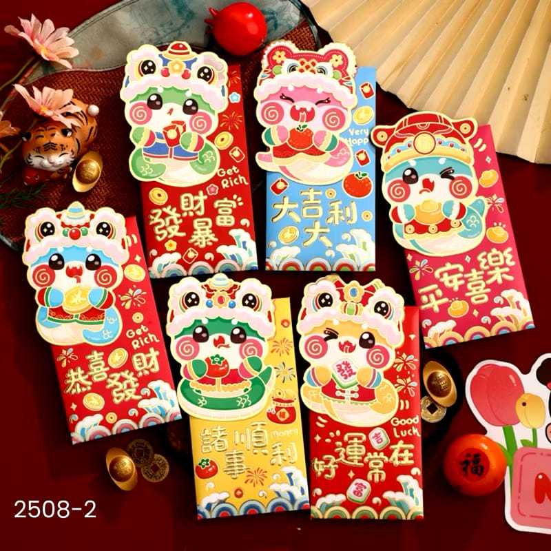 

Angpau 2025 series | Angpau karakter lucu 3D unik premium impor tebal angpao kertas lucu