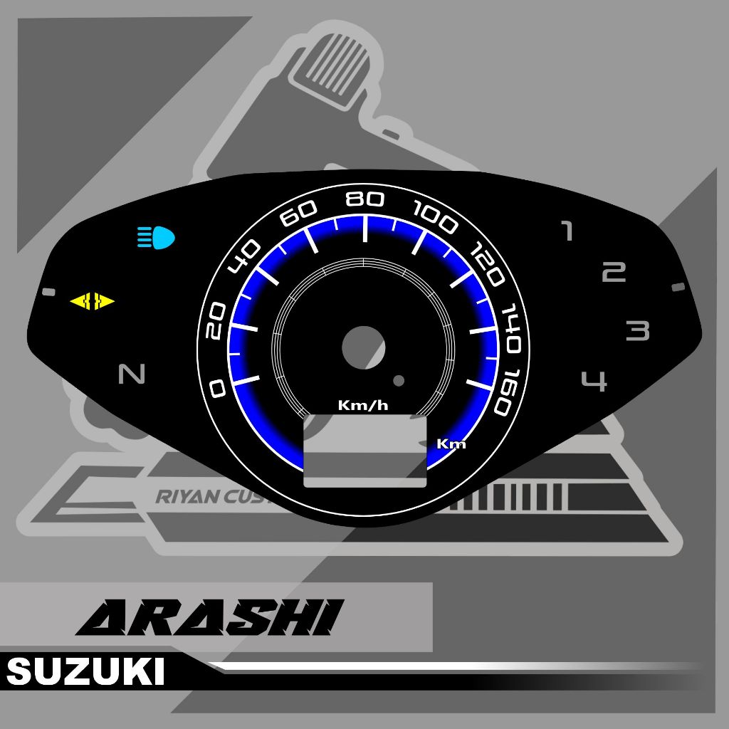 PAPAN SPEEDOMETER CUSTOM SUZUKI ARASHI
