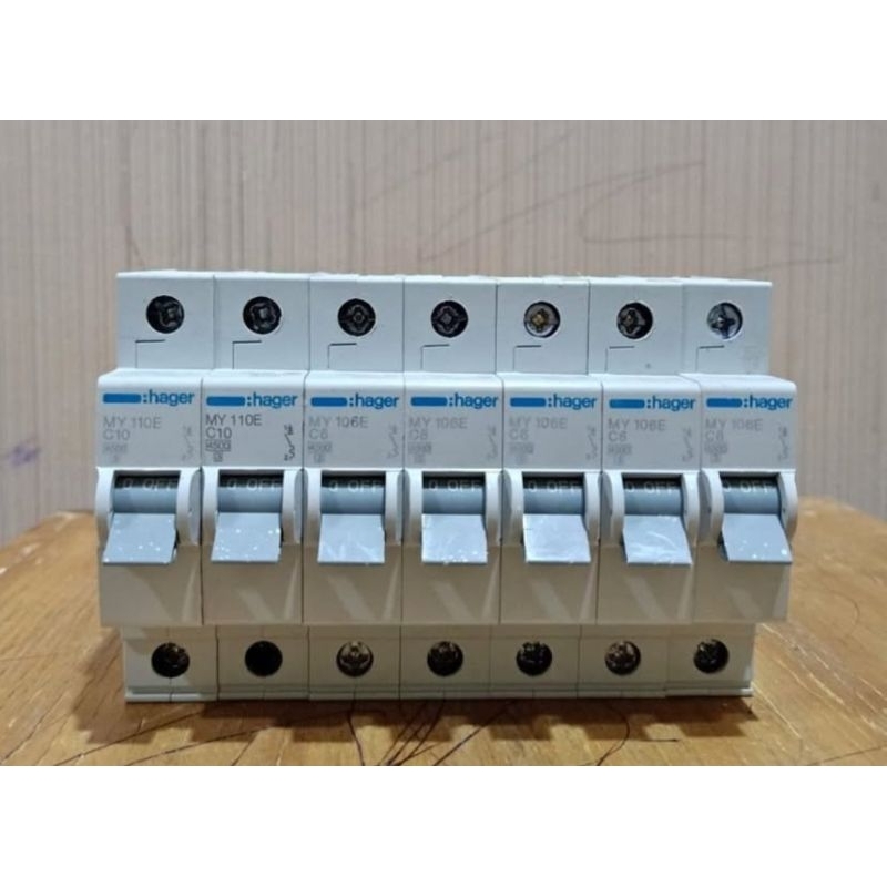 Mcb hager 1P 6A 10A 16A 20A 25A 32A 40A 50  hager Original