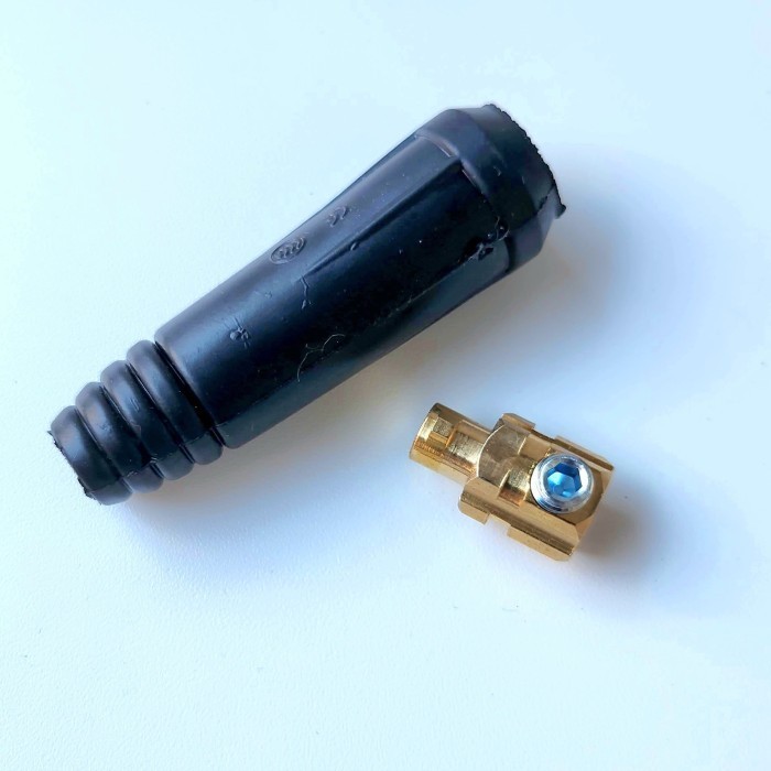 Panel Soket Male Konektor Kabel Las 10 - 25