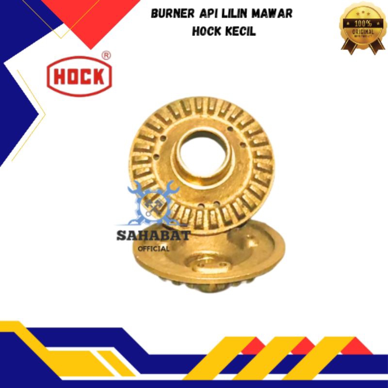 BURNER API LILIN MAWAR HOCK KECIL KUNINGAN KOMPOR GAS