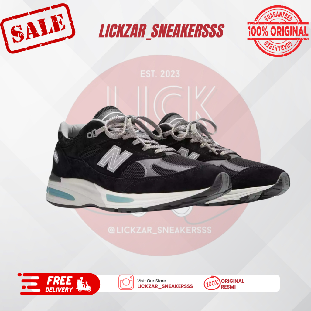 NEW BALANCE 991 V2 BLACK ORIGINAL RESMI PT MAP