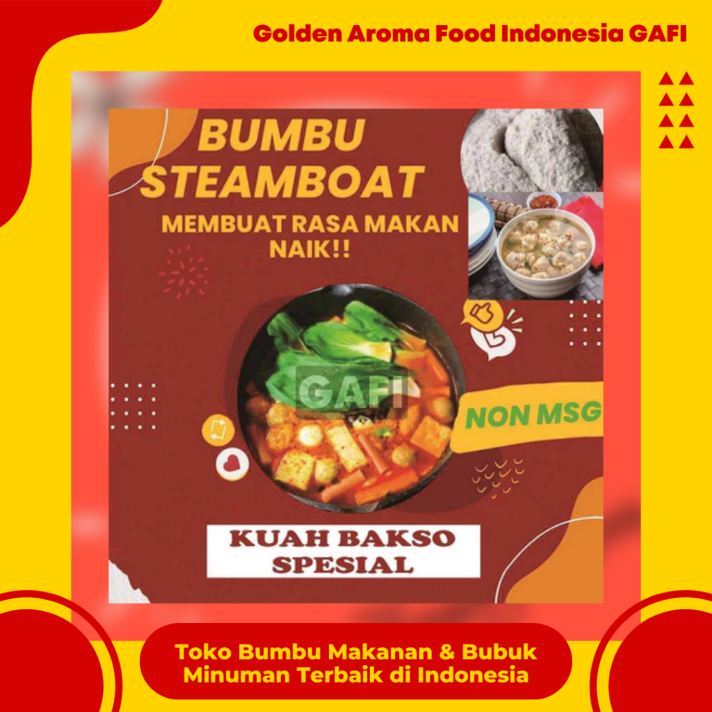 

Bumbu Bubuk Tabur Kuah Bakso Spesial NON MSG 1 Kg Bubuk Baso Bakso Kuah Kaldu Soup 1 Kg Premium Instan Kiloan Halal buat Aneka Rasa Makanan Masakan Baso Suki Bakso Odeng Tekwan Kuah GAFI