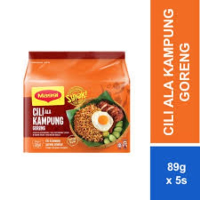 Mi mie maggi goreng cili kampung 1pak mie instant maggi mie maggi ori malays