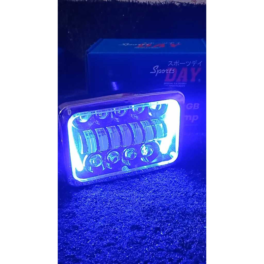 DAYMAKER KOTAK SET BATOK LED 4x6 INCH 10 MATA GL RX KING WIN100 GL100