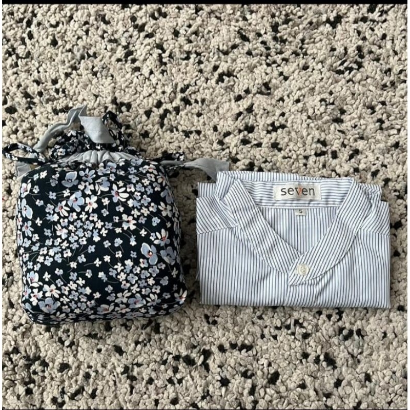 Mukena Giggles Anak Daily Rayon(L) dan Kemeja Anak(S) paket