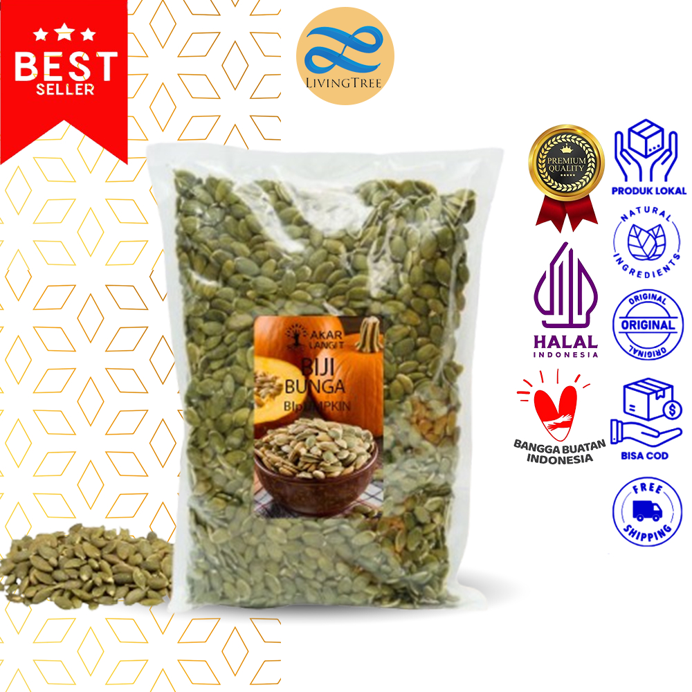

Pumpkin Seed Organic 1 Kg Biji Labu Organik Healthy Food Akarlangit