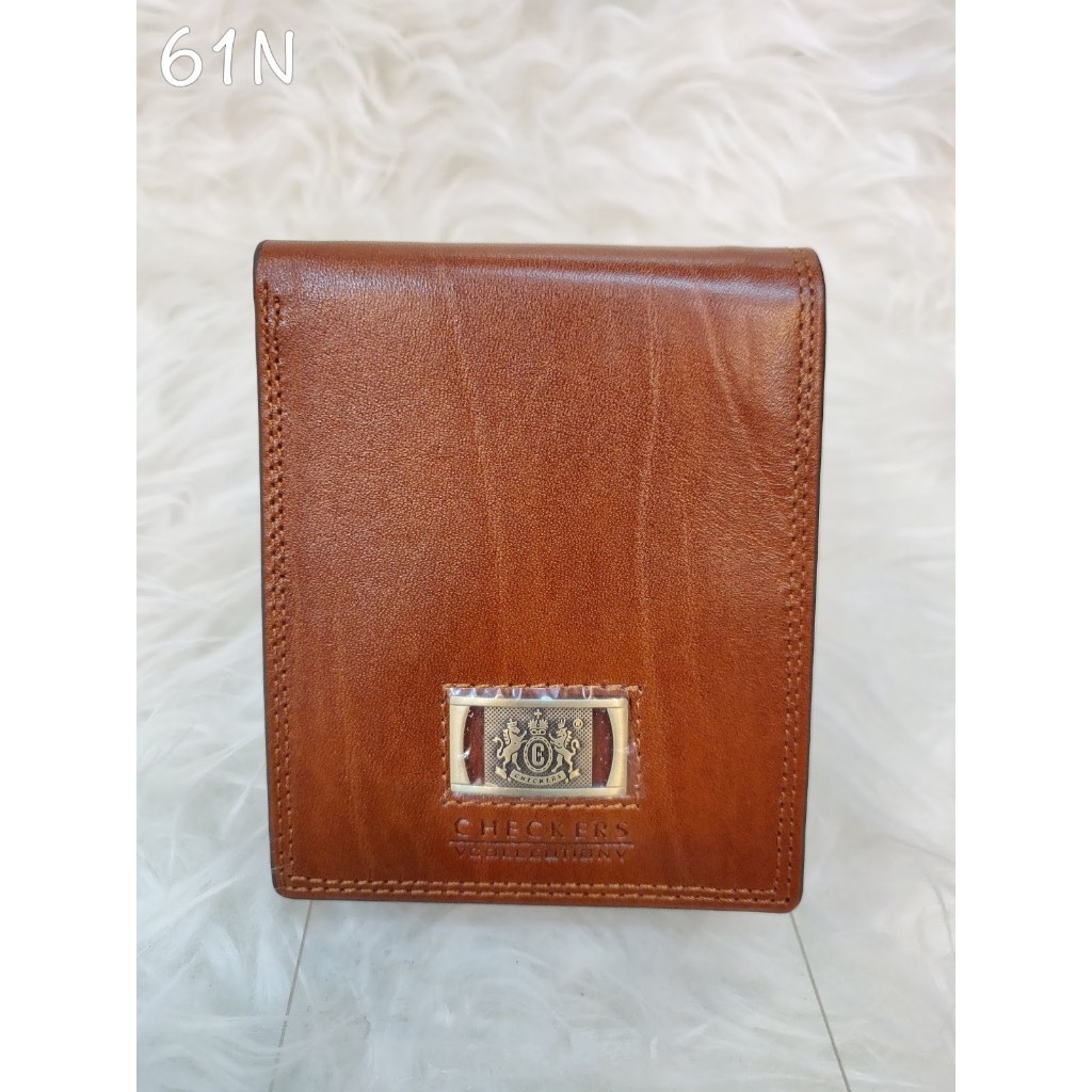Dompet Kulit Asli Checkers 61N