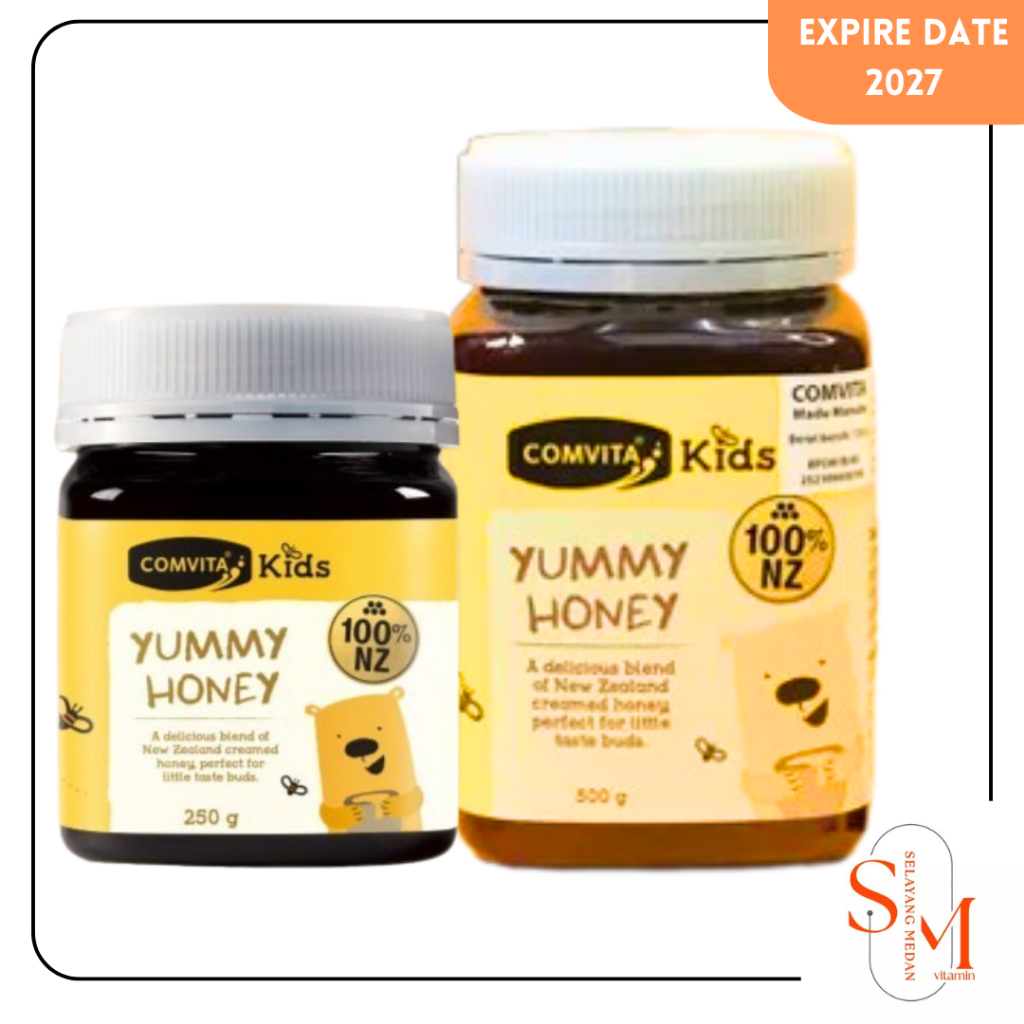 

Madu Anak Comvita Kids Yummy Honey 250gr 500gr - Madu Manuka Alami Asli New Zealand