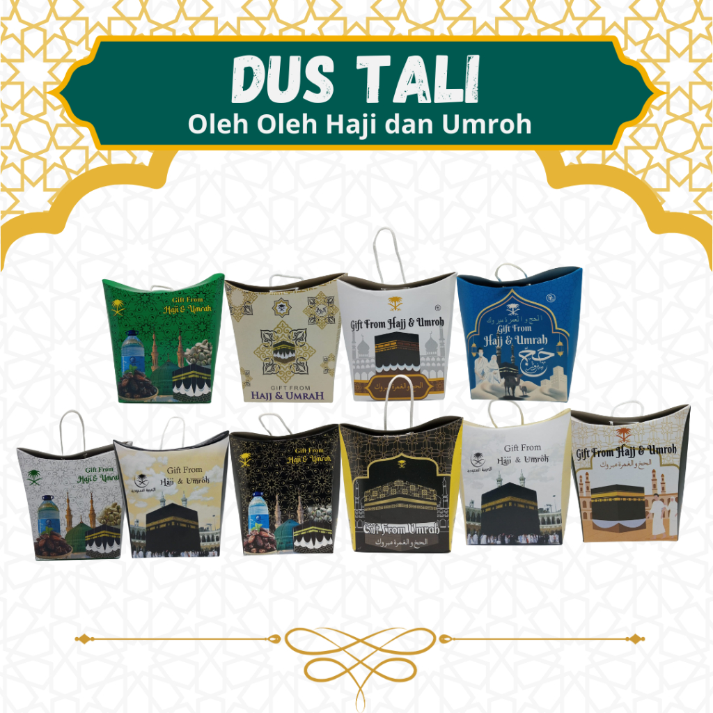 

DUS TALI OLEH OLEH HAJI DAN UMROH / DUS TENG TENG / DUS BINGKISAN