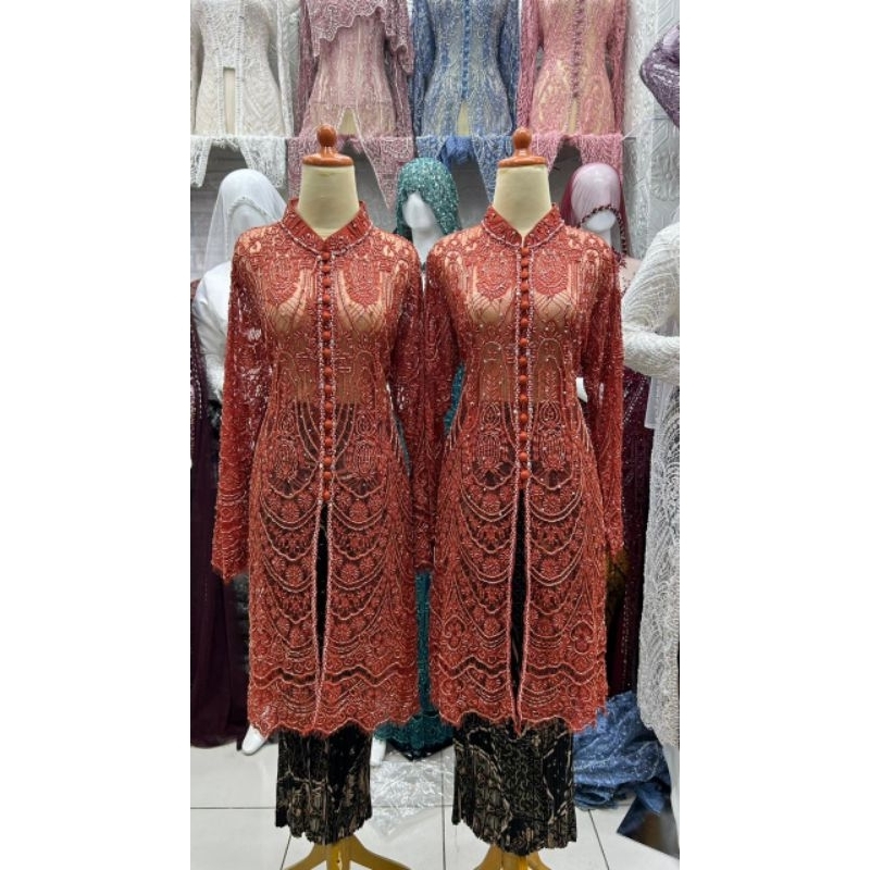 KEBAYA IBU BESAN PREMIUM CANTILY FULL PAYET