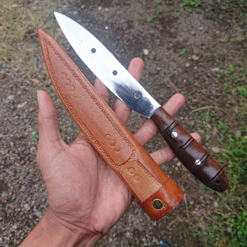 pisau fulltang hiking survival baja 15 cm