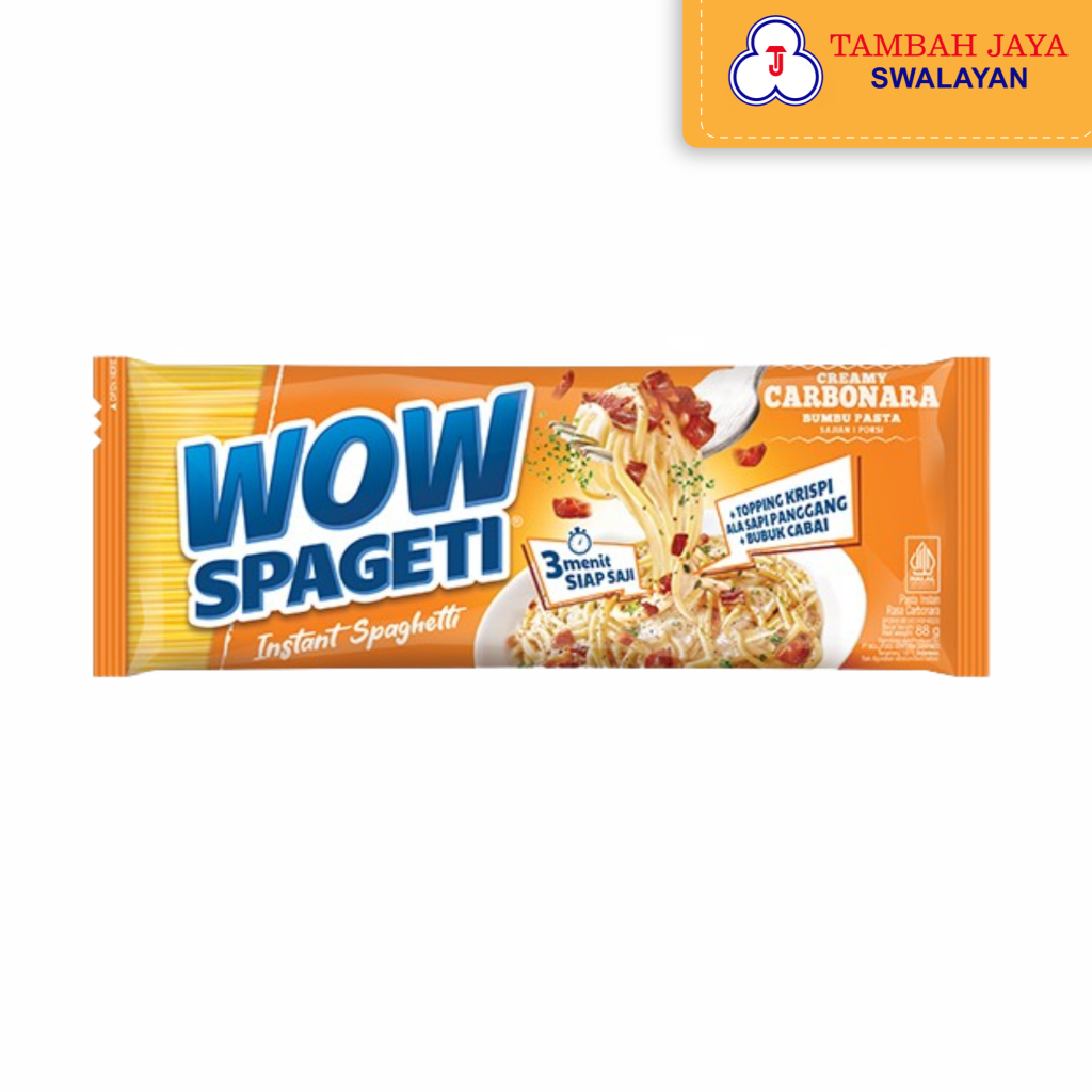 

Wow Mie Spagheti Instant Spagheti Rasa Creamy Carbonara 88gr