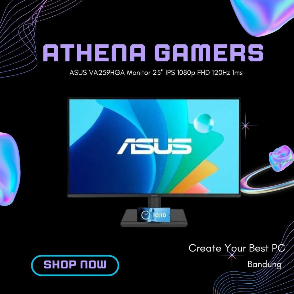 ASUS VA259HGA Monitor 25" IPS 1080p FHD 120Hz 1ms | Athena