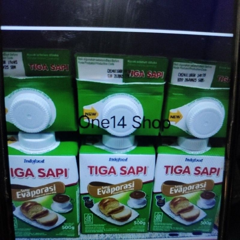 

Tiga sapi evaporasi 500 gr