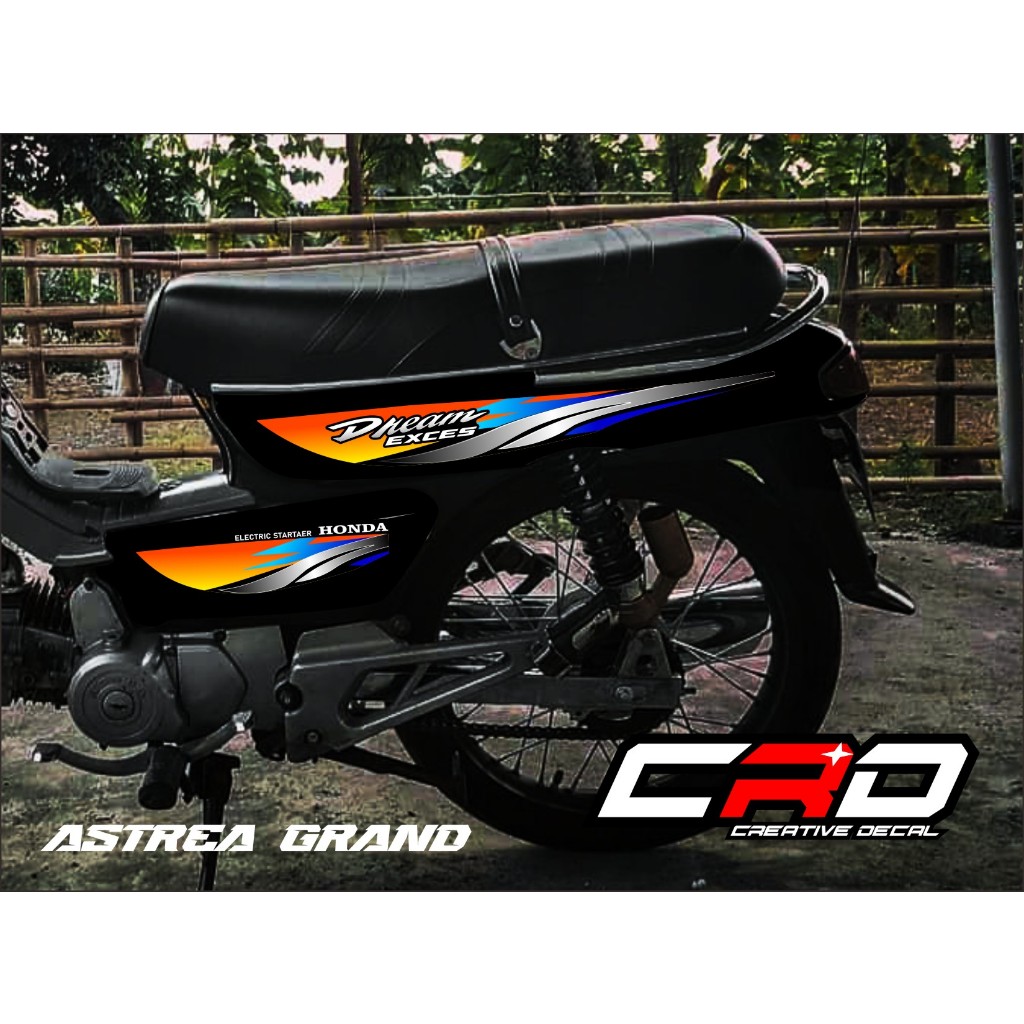 STRIPING STIKER LIS VARIASI HONDA ASTREA GRAND BULUS STIKER ASTREA GRAND