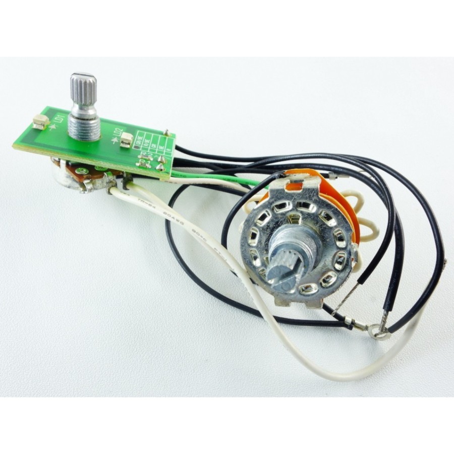 wiring yamaha RGX A2 control original for LED control rotary Switch pickup