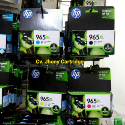 Tinta Cartridge HP 965XL / 965 XL Hitam Black Cyan Magenta Yellow