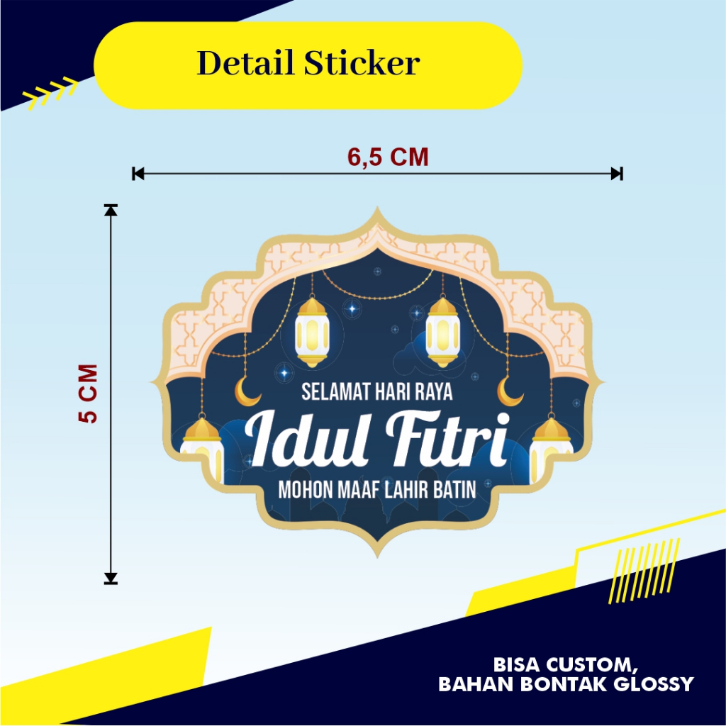 

STIKER KUBAH TEMA IDUL FITRI/ STIKER BOX/STIKER TOPLES/STIKER SERBAGUNA/CUSTOM STIKER