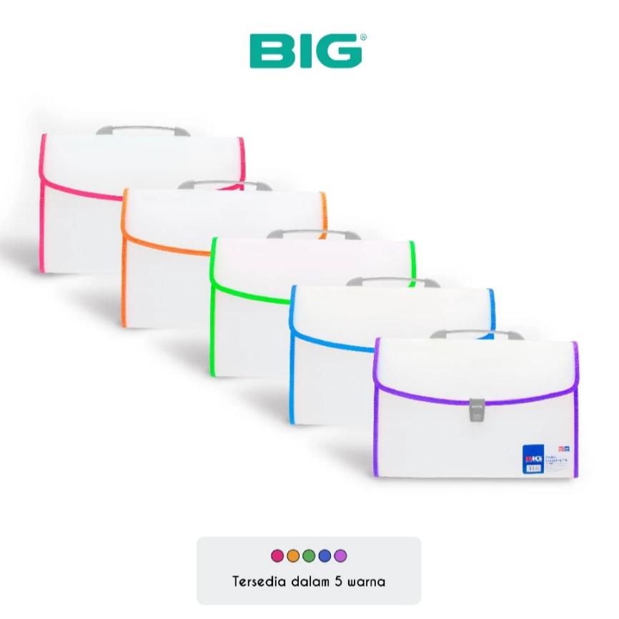 

BIG - Expanding File / Map Harmonika / Organizer Dokumen F4 Folio FC 13 Poket Putih Kunci XP-8007